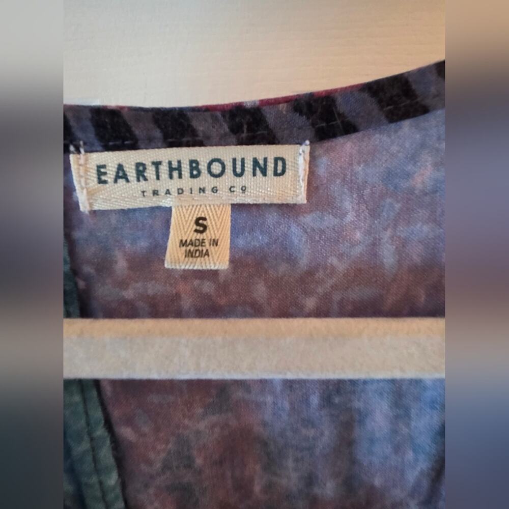 Patchwork Tiered Maxi Dress Multicolor Hippie Boh… - image 3